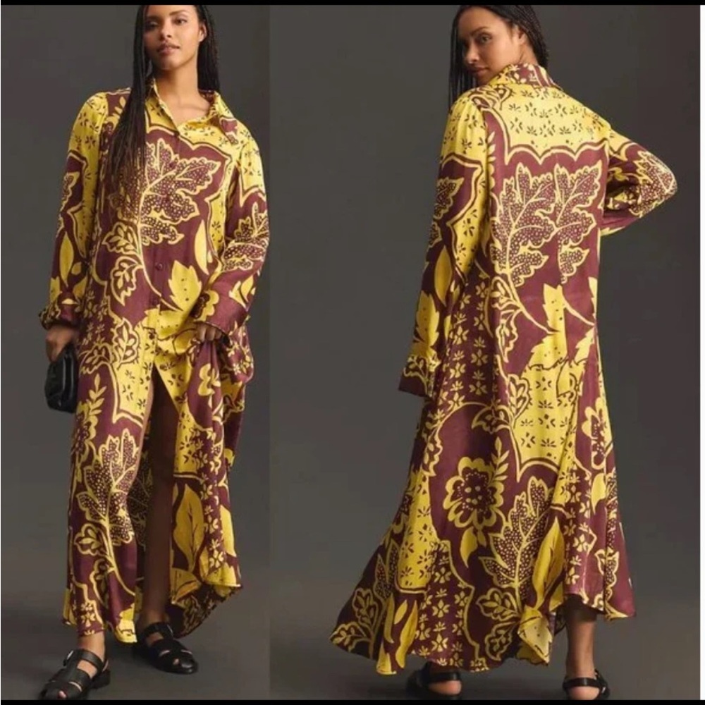 Anthropologie
Corey Lynn Calter Long-Sleeve Printed Shirt Dress Size XS NWT - Picture 8 of 13